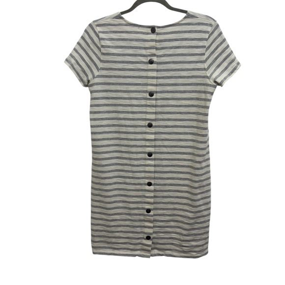 Madewell Striped T-shirt Dress - Picture 4 of 10
